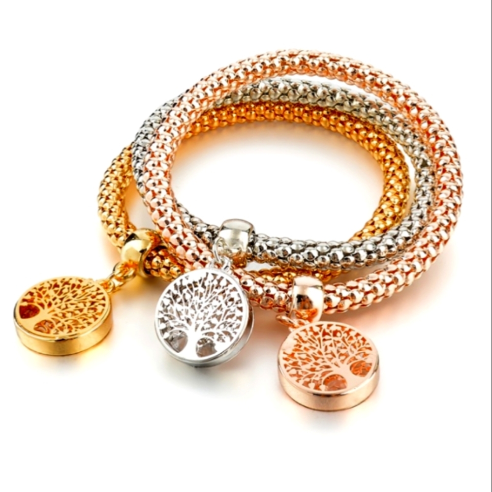 Tree of Life Bracelet Trio